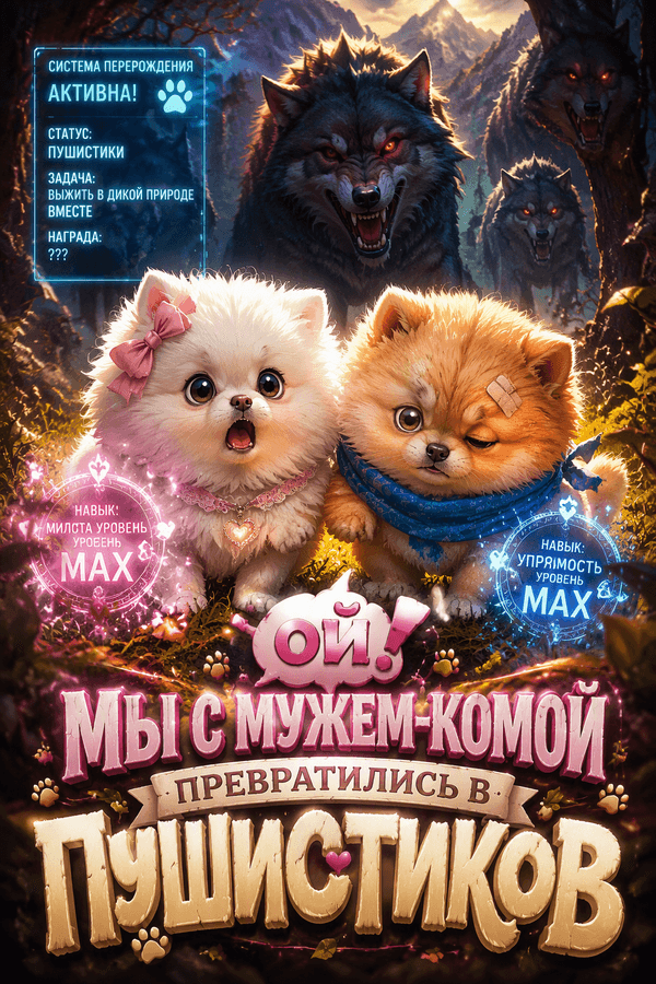 Ой! Мы с мужем-комой превратились в пушистиков