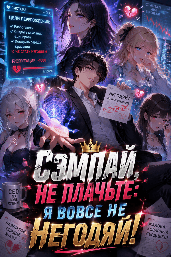 Сэмпай, не плачьте: я вовсе не негодяй!
