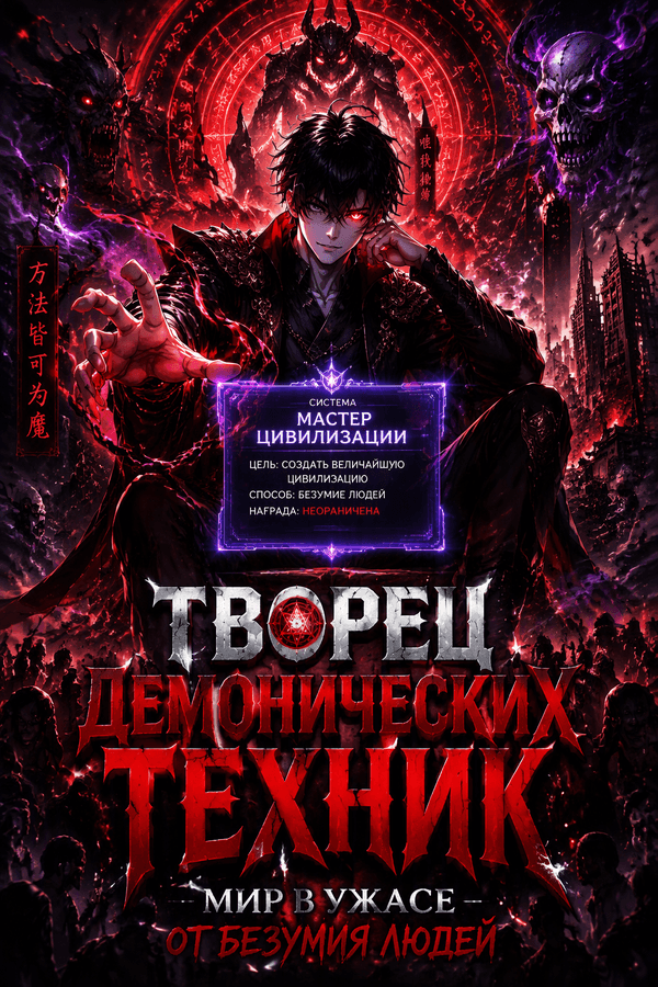 Творец демонических техник: мир в ужасе от безумия людей