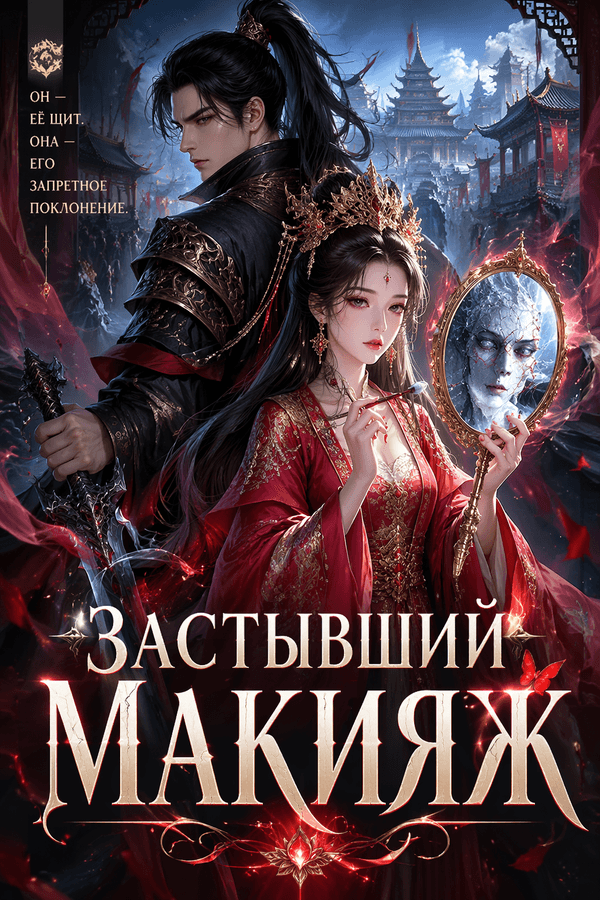 Застывший макияж