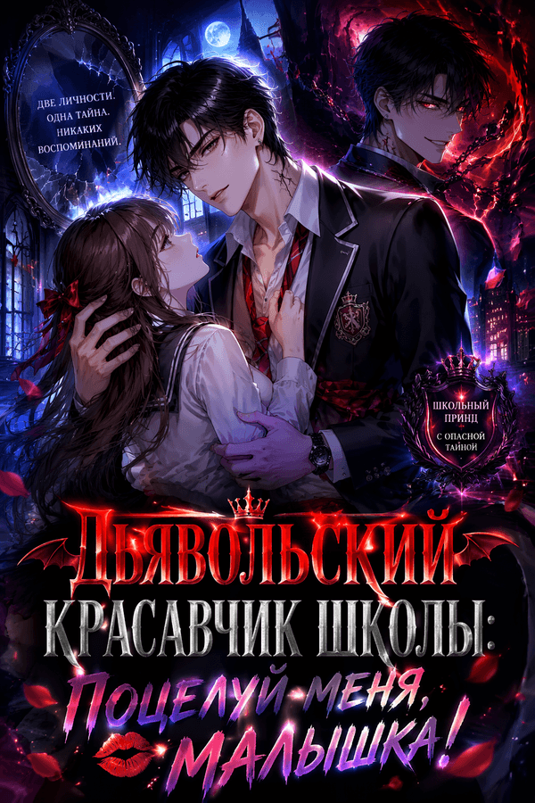 Дьявольский красавчик школы: Поцелуй меня, малышка!
