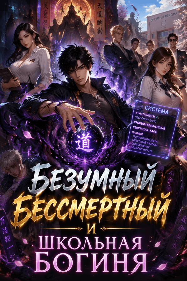 Безумный бессмертный и школьная богиня
