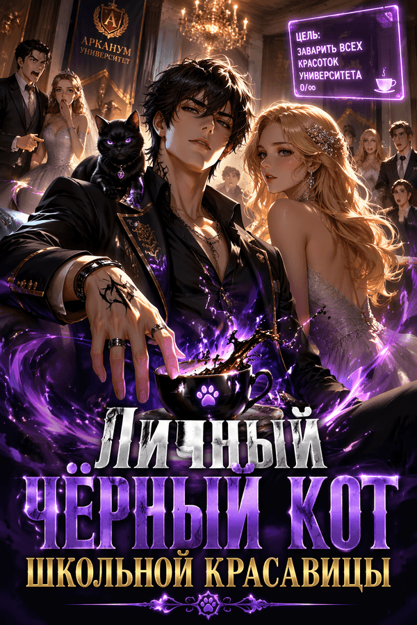 Личный чёрный кот школьной красавицы