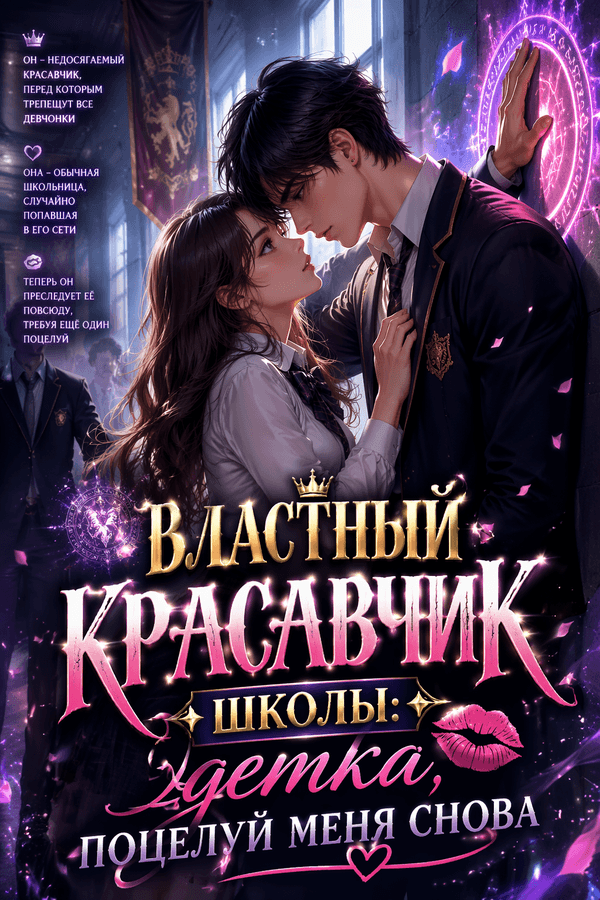 Властный красавчик школы: детка, поцелуй меня снова