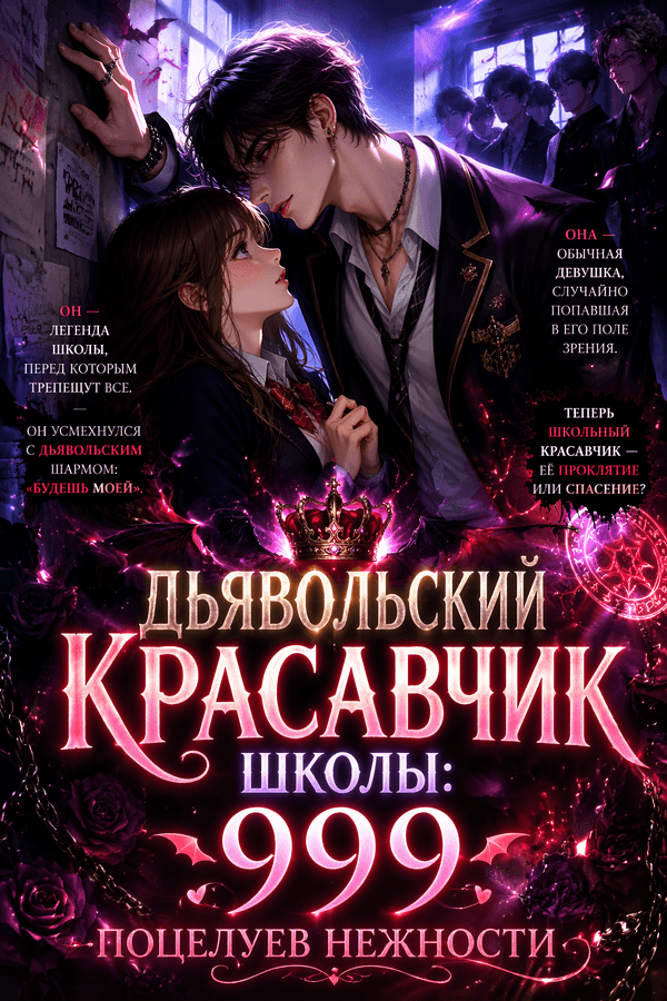 Дьявольский красавчик школы: 999 поцелуев нежности