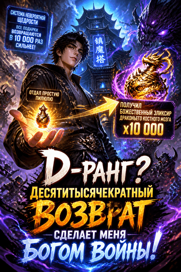 D-ранг? Десятитысячекратный возврат сделает меня Богом Войны!