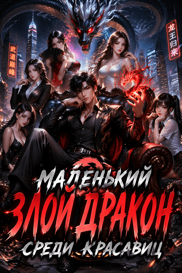 Маленький злой дракон среди красавиц