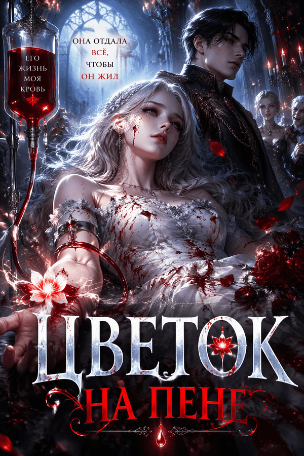 Цветок на пене
