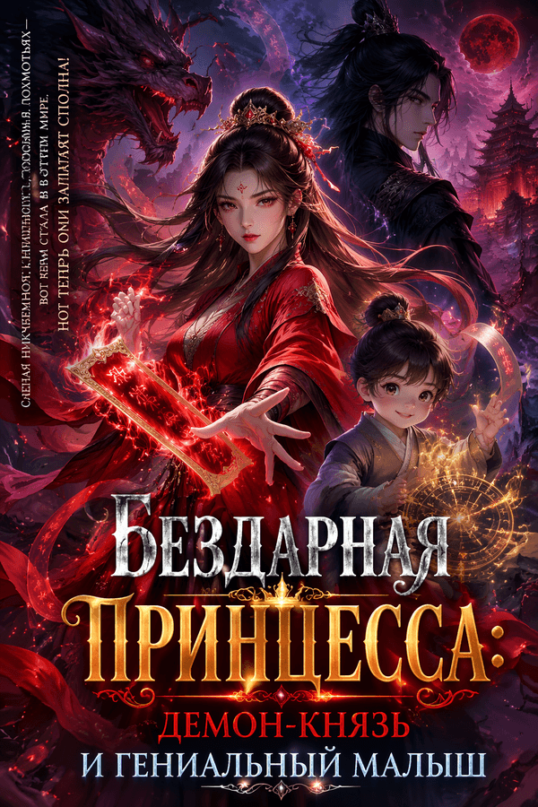 Бездарная принцесса: демон-князь и гениальный малыш