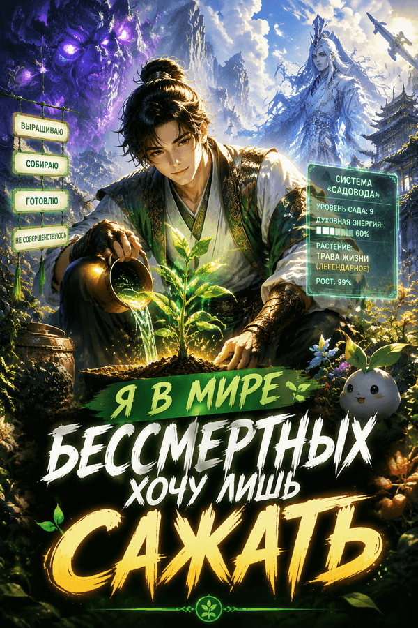 Я в мире бессмертных хочу лишь сажать