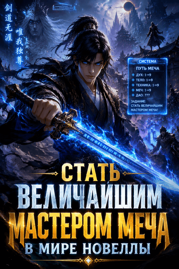 Стать величайшим мастером меча в мире новеллы