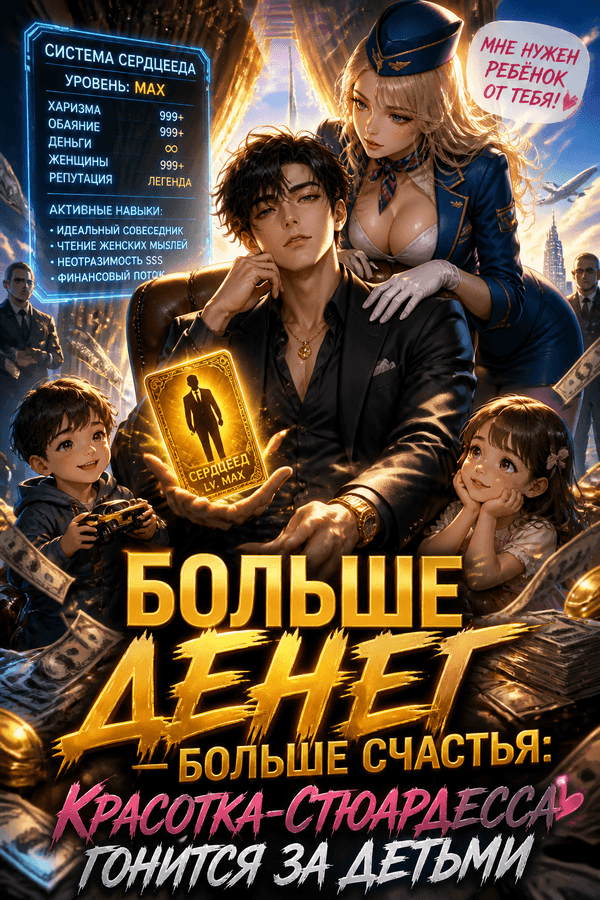 Больше денег — больше счастья: красотка-стюардесса гонится за детьми