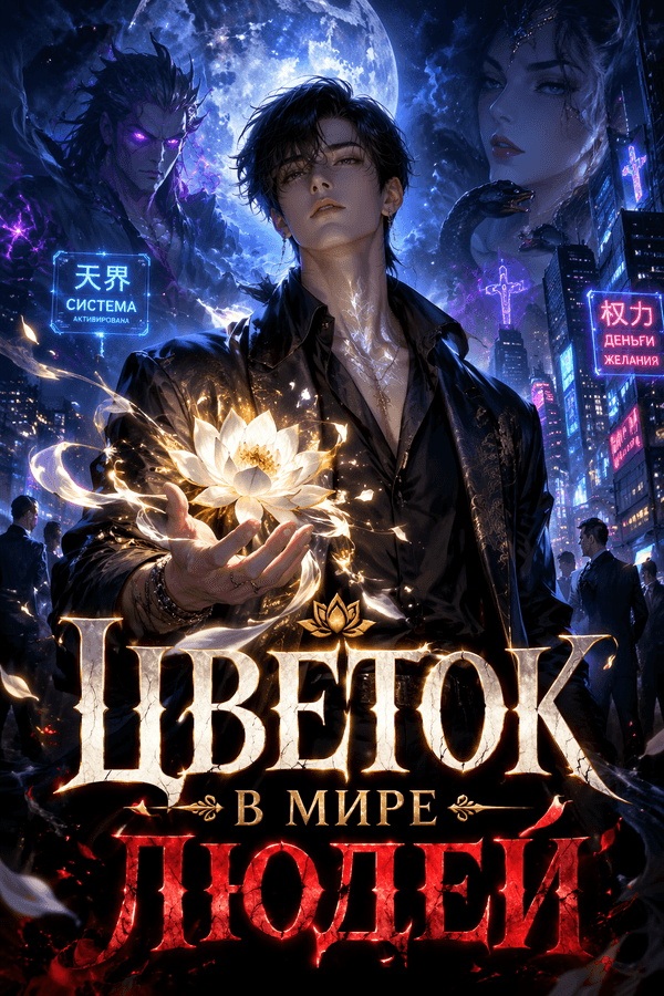 Цветок в мире людей