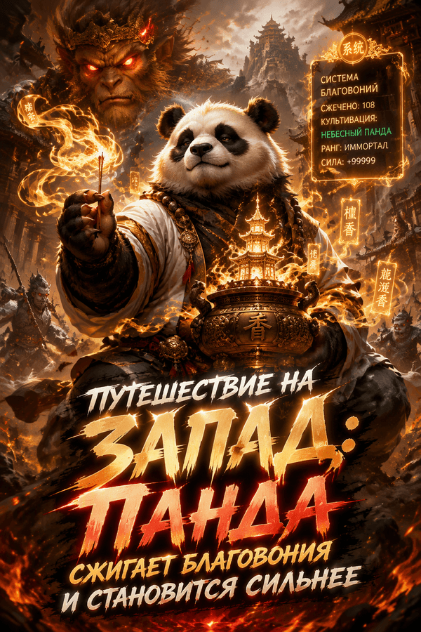 Путешествие на Запад: Панда сжигает благовония и становится сильнее