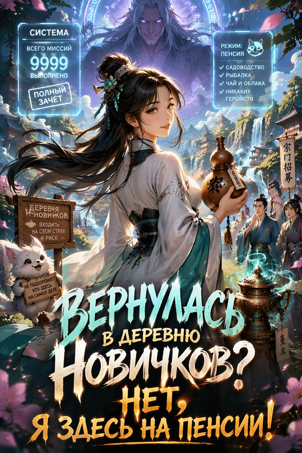 Вернулась в деревню новичков? Нет, я здесь на пенсии!