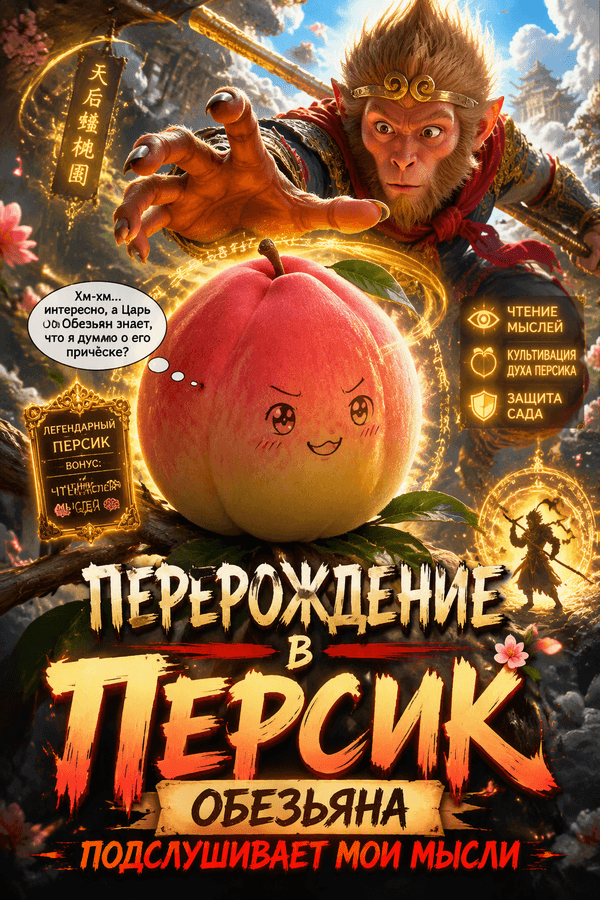 Перерождение в персик: Обезьяна подслушивает мои мысли