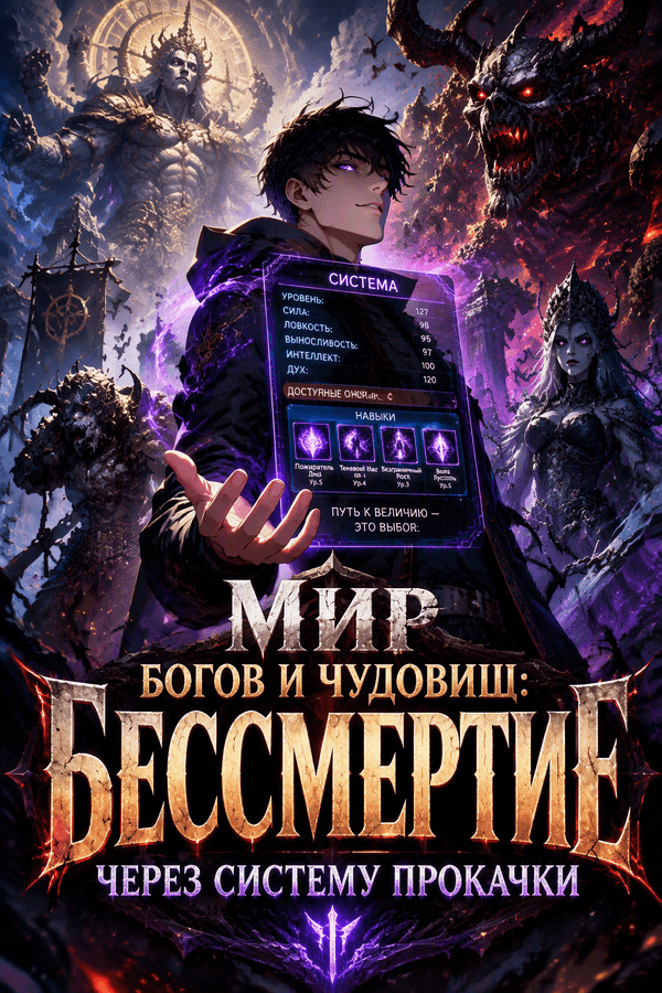 Мир богов и чудовищ: Бессмертие через систему прокачки