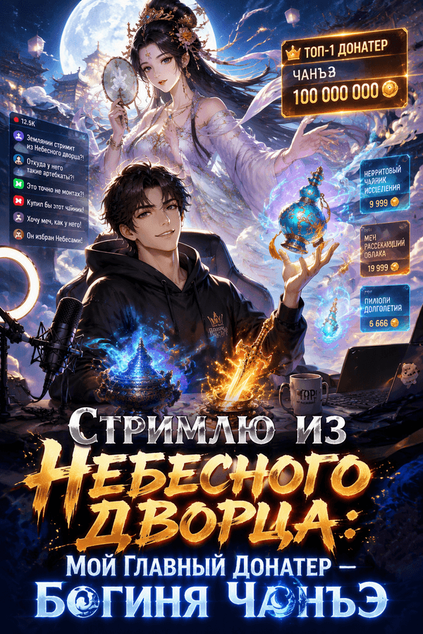 Стримлю из Небесного дворца: Мой главный донатер — богиня Чанъэ