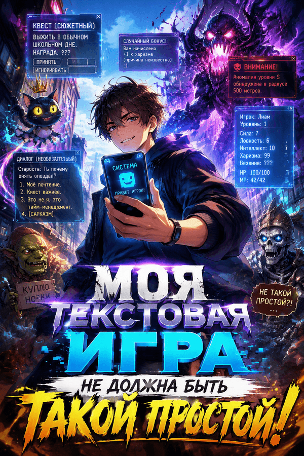 Моя текстовая игра не должна быть такой простой