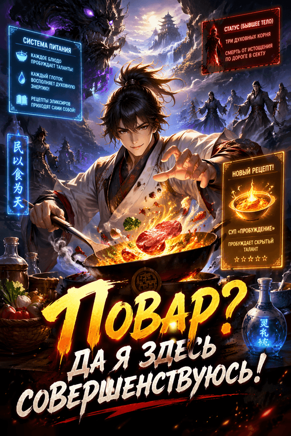 Повар? Да я здесь совершенствуюсь!