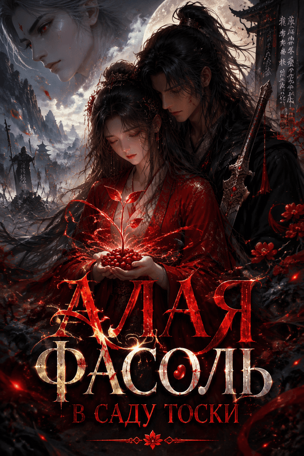 Алая фасоль в саду тоски