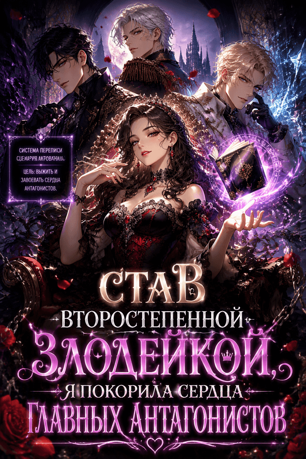 Став второстепенной злодейкой, я покорила сердца главных антагонистов