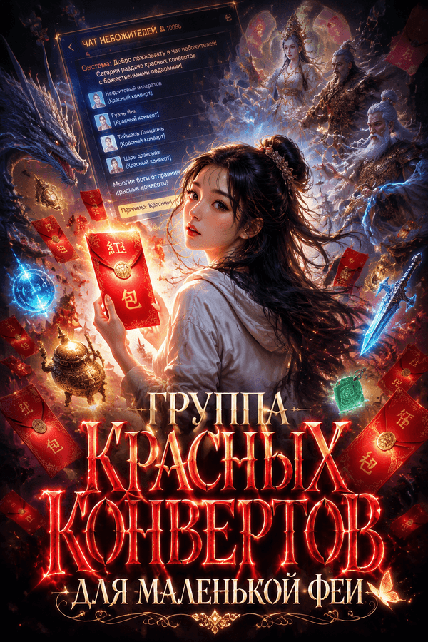 Группа красных конвертов для маленькой феи