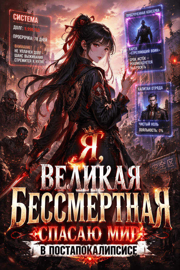 Я, Великая Бессмертная, спасаю мир в постапокалипсисе