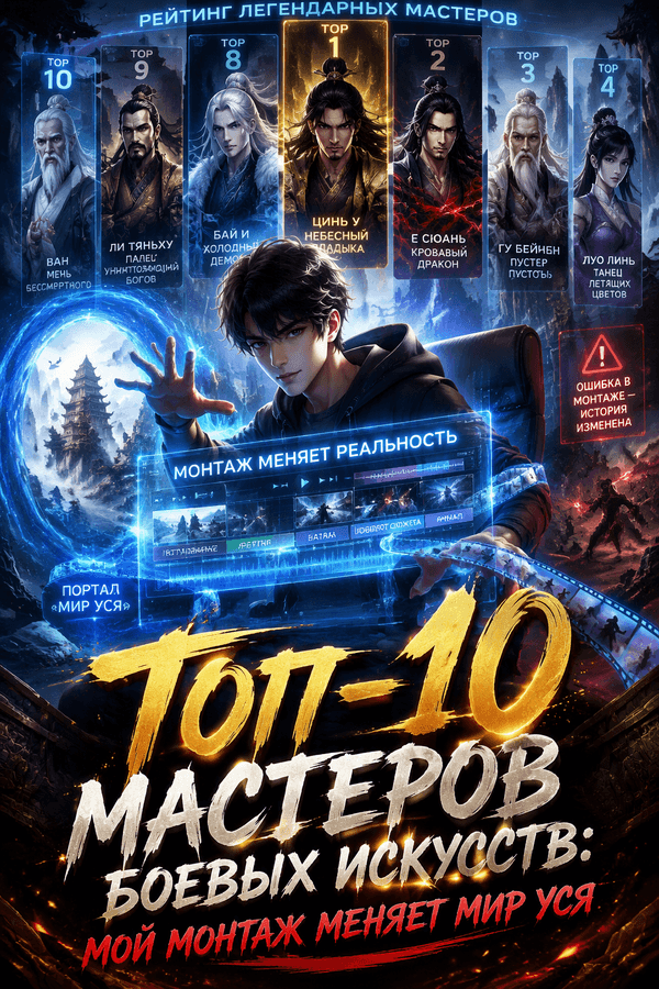 Топ-10 мастеров боевых искусств: Мой монтаж меняет мир уся