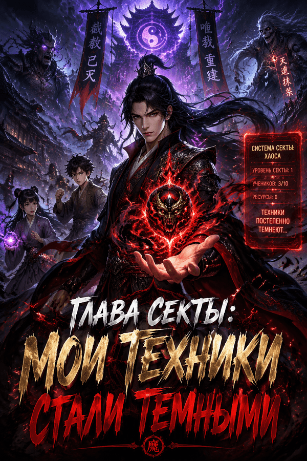 Глава секты: Мои техники стали темными