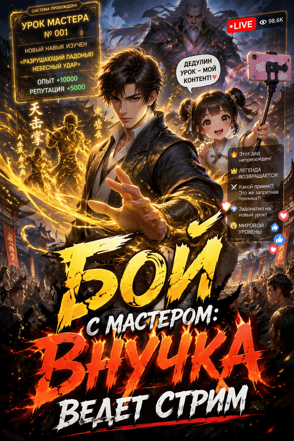 Бой с мастером: Внучка ведет стрим