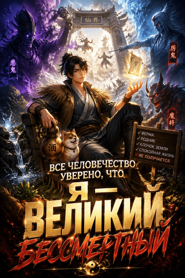 Все человечество уверено, что я — великий бессмертный
