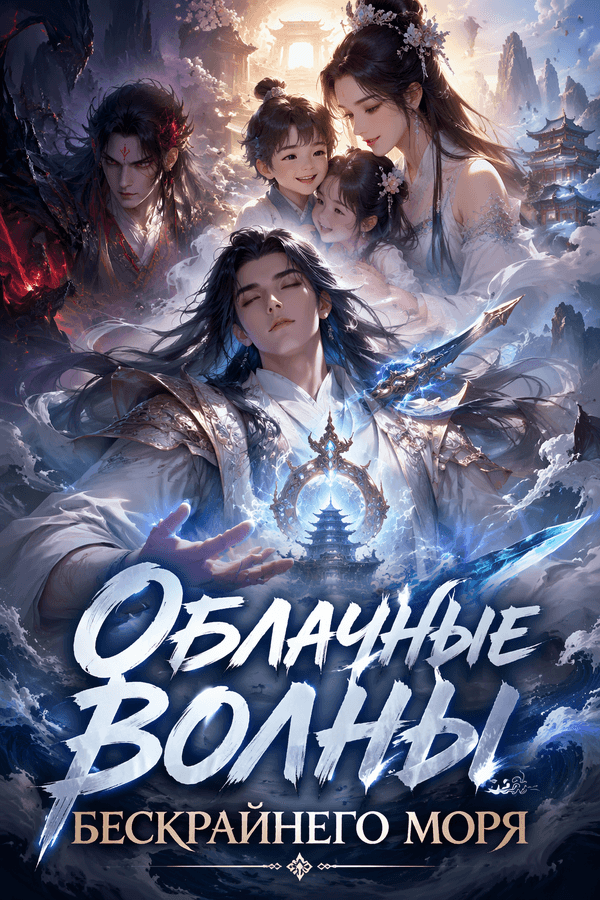 Облачные волны бескрайнего моря