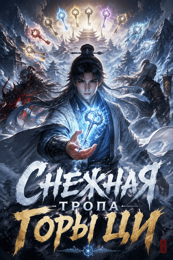 Снежная тропа горы Ци