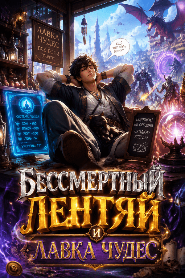 Бессмертный лентяй и лавка чудес