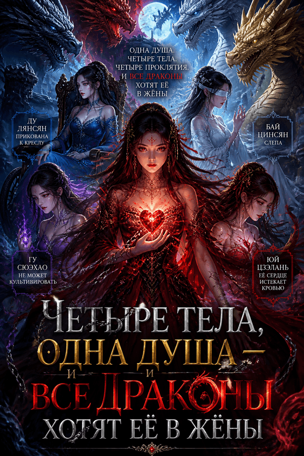 Четыре тела, одна душа — и все драконы хотят её в жёны
