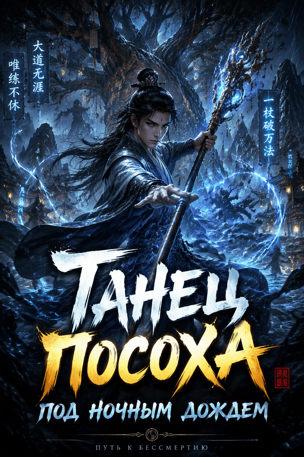 Танец посоха под ночным дождем