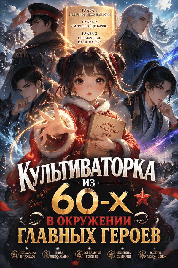Культиваторка из 60-х в окружении главных героев