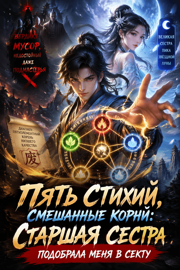 Пять стихий, смешанные корни: Старшая сестра подобрала меня в секту