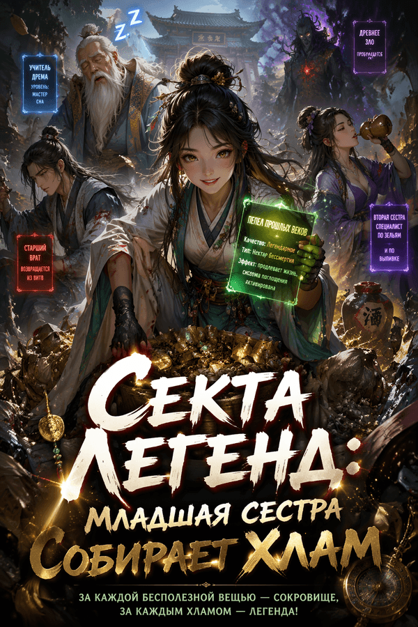 Секта легенд: младшая сестра собирает хлам