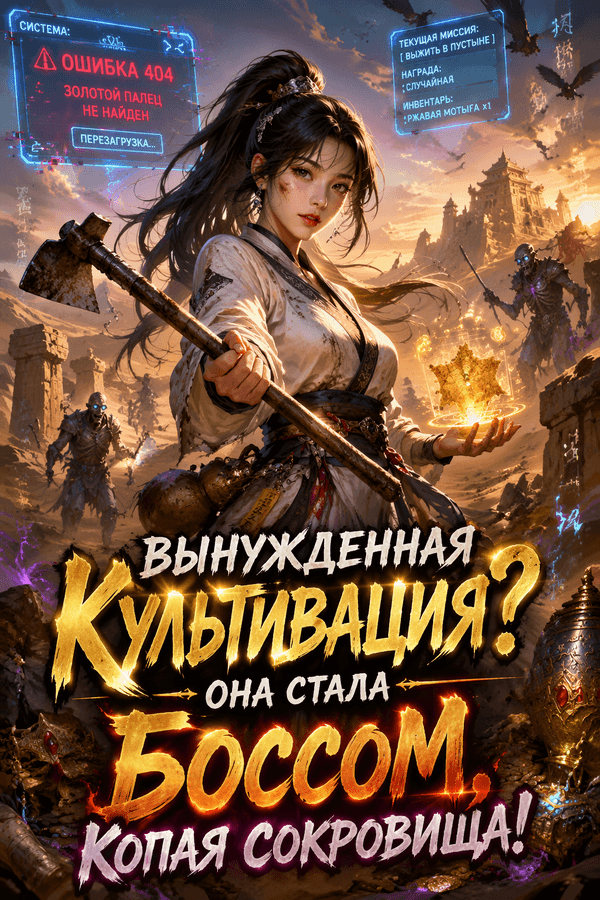 Вынужденная культивация? Она стала боссом, копая сокровища!
