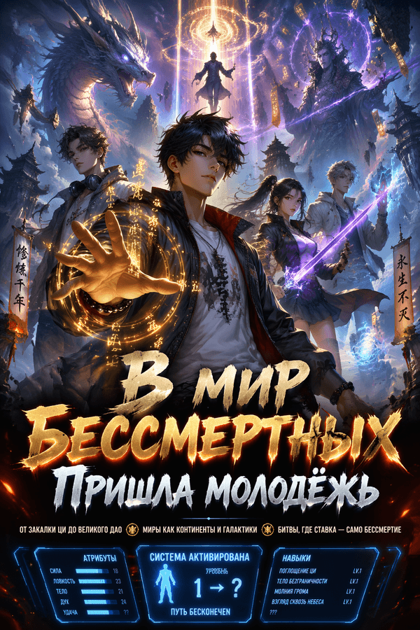 В мир бессмертных пришла молодёжь