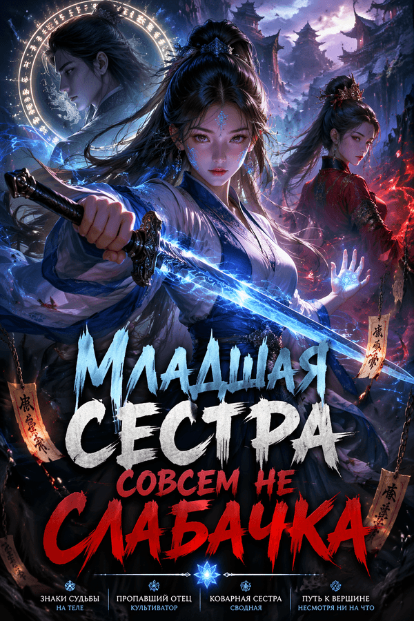 Младшая сестра совсем не слабачка