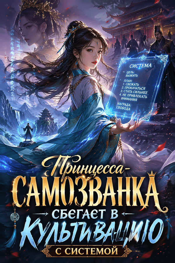Принцесса-самозванка сбегает в культивацию с системой