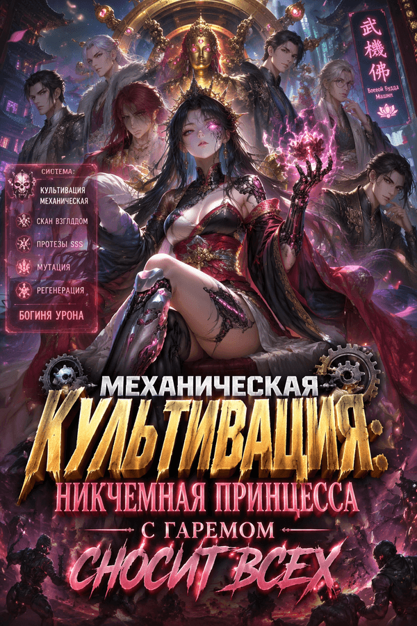 Механическая культивация: Никчемная принцесса с гаремом сносит всех