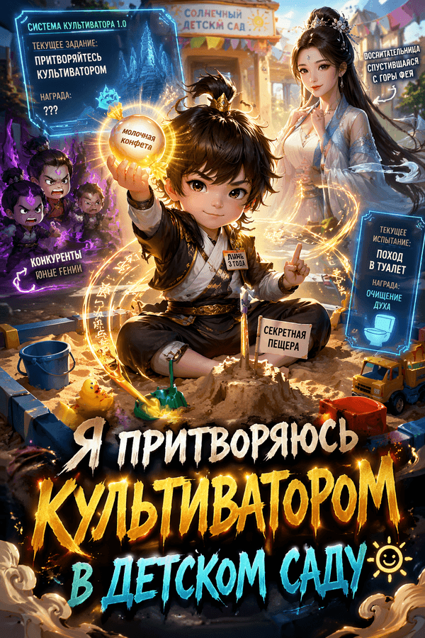 Я притворяюсь культиватором в детском саду