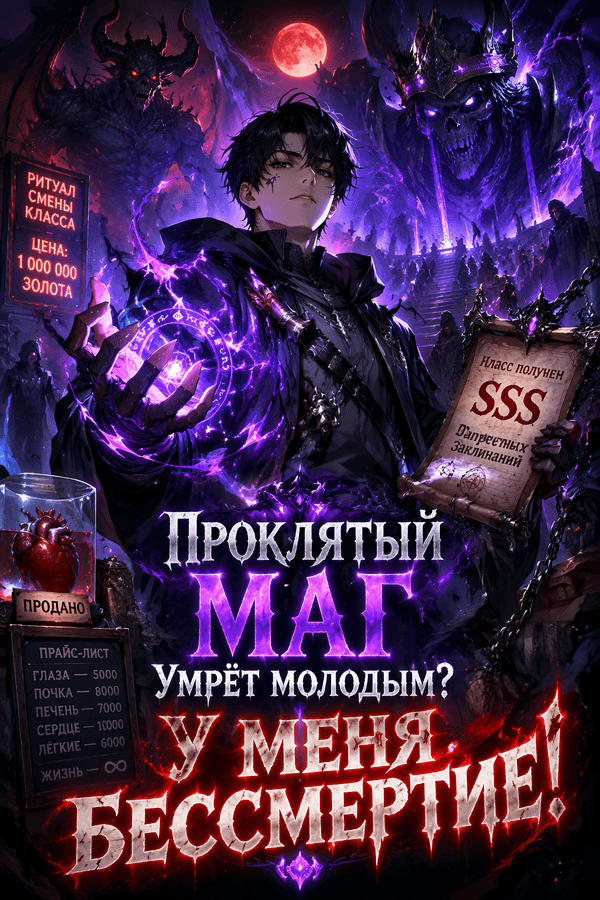 Проклятый маг умрёт молодым? У меня бессмертие!