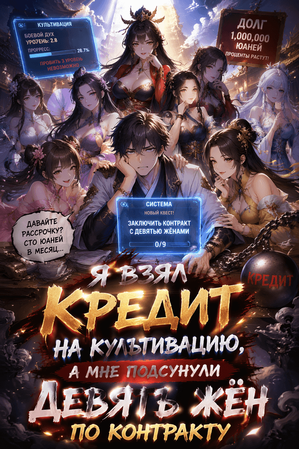 Я взял кредит на культивацию, а мне подсунули девять жён по контракту