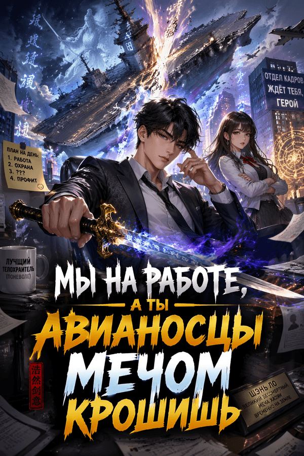 Мы на работе, а ты авианосцы мечом крошишь