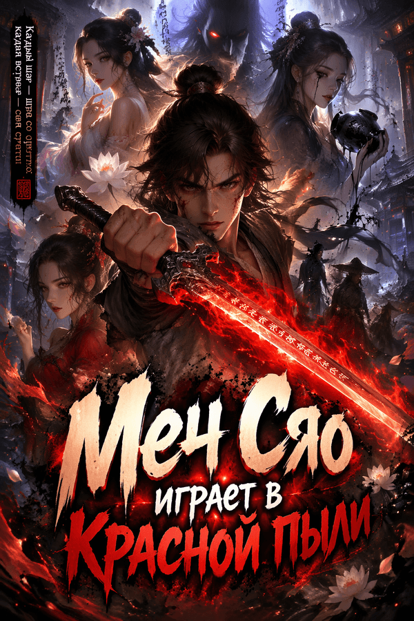 Меч Сяо играет в красной пыли